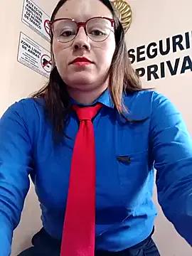 Hannah-colx — Remove panties and bra in the office 